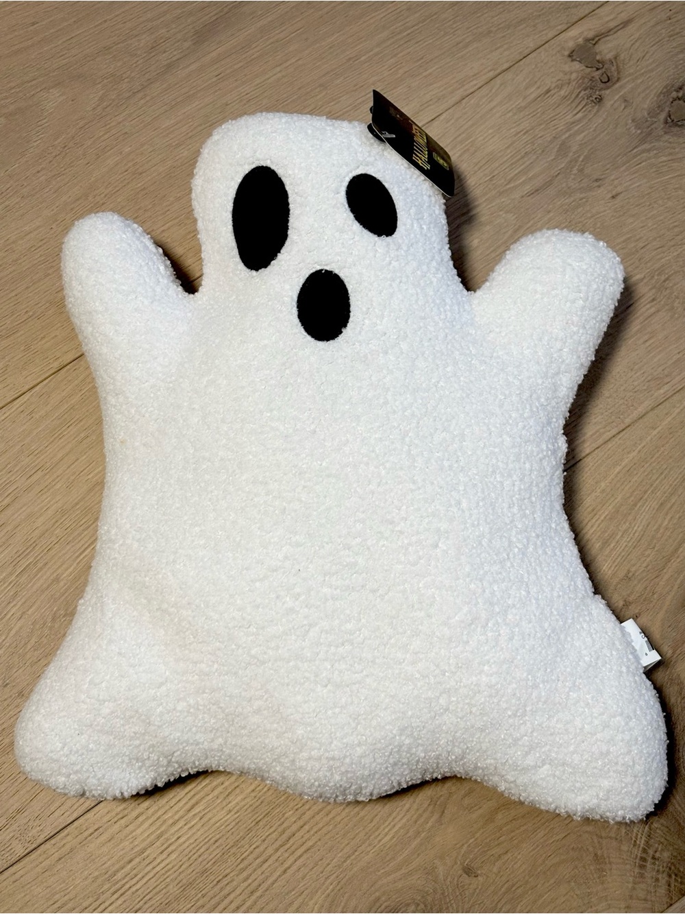 Sherpa Ghost Halloween Throw Pillow *NWT